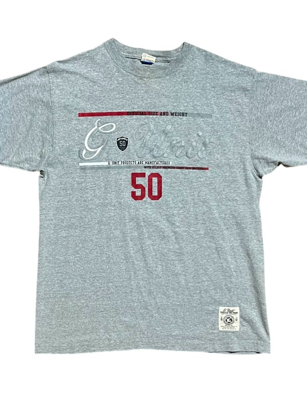 G-Unit 50 Cent Vintage Y2K Rap Tools of the Trade Gray T-Shirt, Men's XL